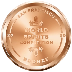 San Francisco World Spirits Competition 2020 bronze medal